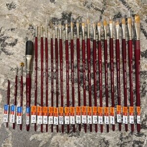 Princeton VelvetTouch Acrylic & Watercolor Paintbrush Series Bundle #2